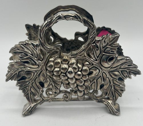 Vintage Godinger Silver Art Co. Ltd - Fork/Spoon/Letter/Napkin Holder - Picture 9 of 13