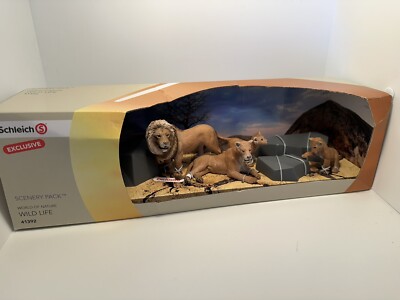 Figuren: Schleich Set 41392 - Wild Life - Löwen - Scenery Pack -Set- EXCLUSIVE