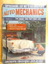 Auto Mechanics Magazine December 1956 Supercharging, Continental Conversion