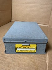 Vtg Eastman Kodak Kodaslide Compartment File Slide Storage All Metal Case