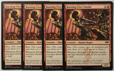 MTG 4X BURNING-TREE VANDAL 094/259 RAVNICA ALLEGIANCE COMMON NEAR MINT-PLAYSET