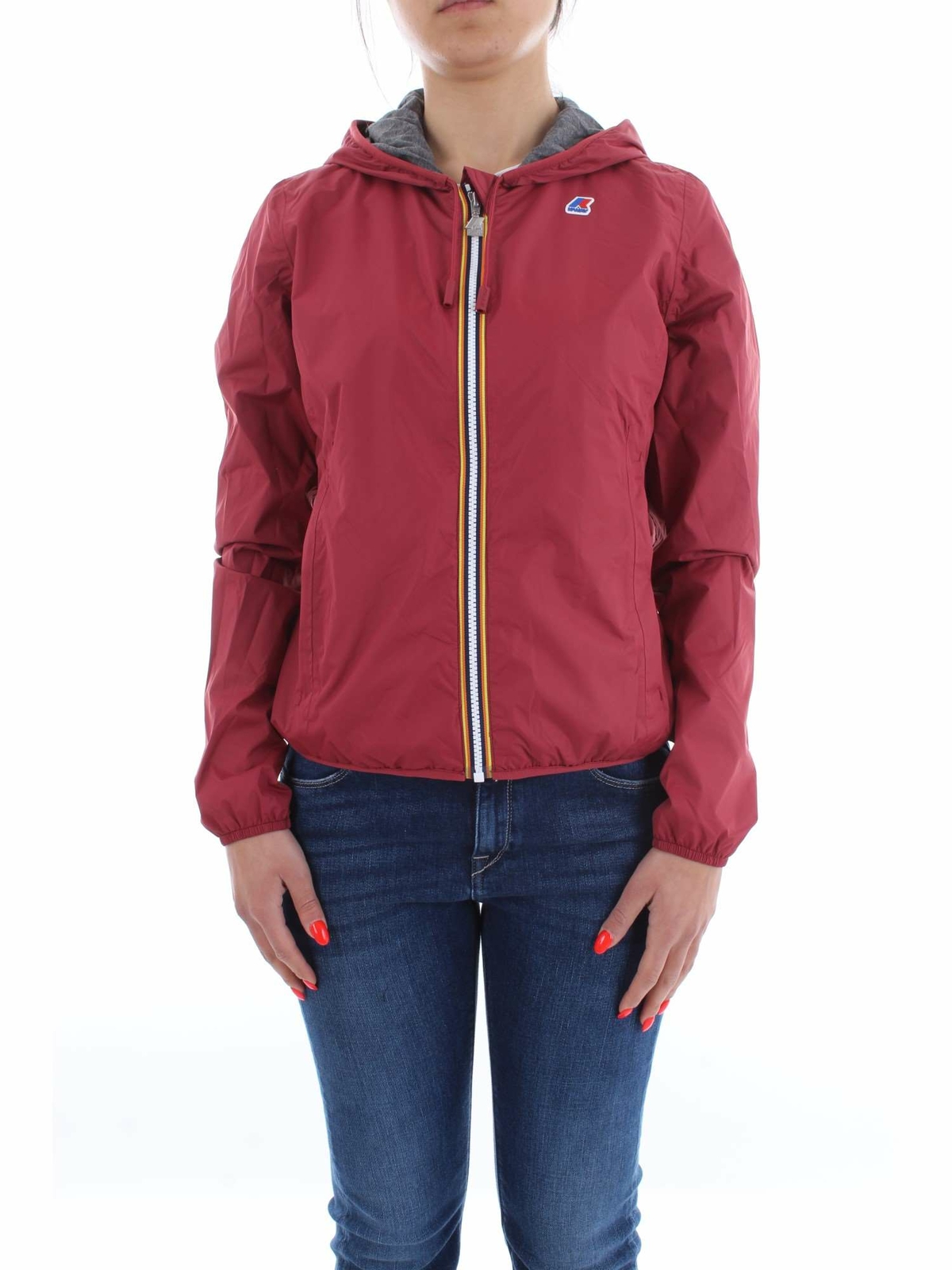 Kway kvinnor k008780 röd 4 -wnq fjäder sommarrock Kway kvinnor k008780 röd 4 -wnq fjäder sommarrock