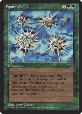 Magic MTG Tradingcard Fallen Empires 1994 Spore Cloud C