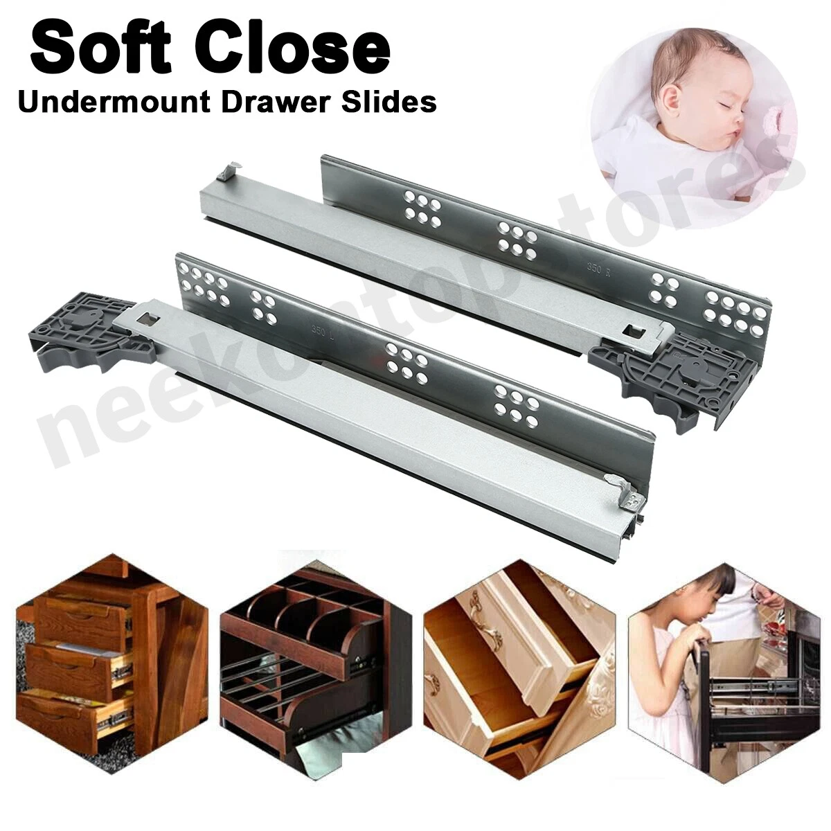 Undermount sale drawer runners