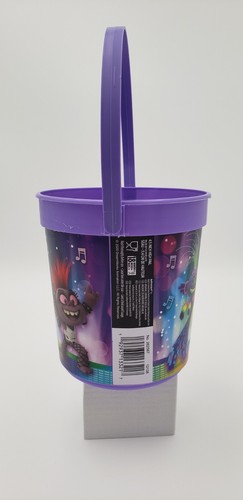 Trolls World Tour Plastic Bucket w/ Handle Birthday Party Pail Favor Container - Picture 5 of 7