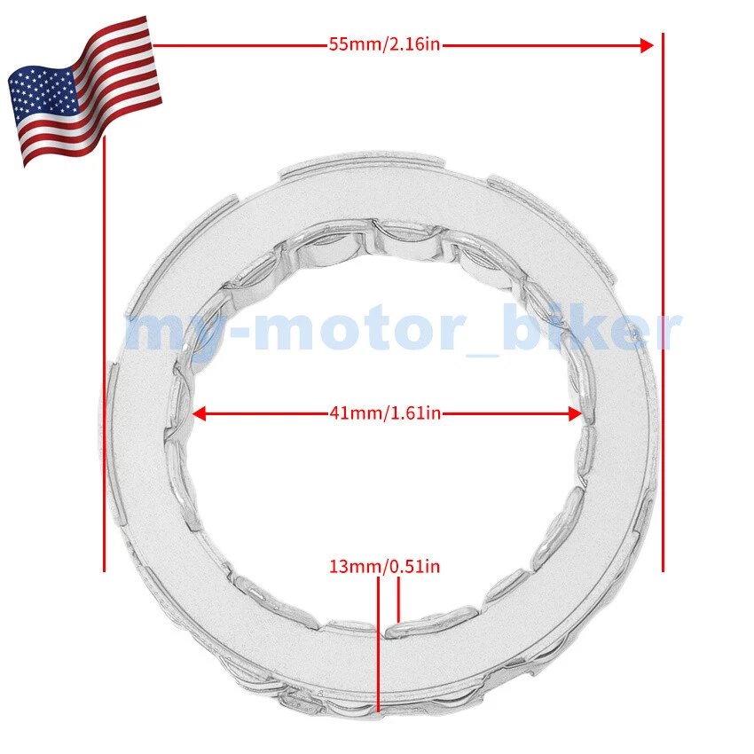 Embrague de arranque cojinete unidireccional apto para Husaberg FS450 FS650 e/6/ FS650 c/6 05-08 Foto 3 de 4