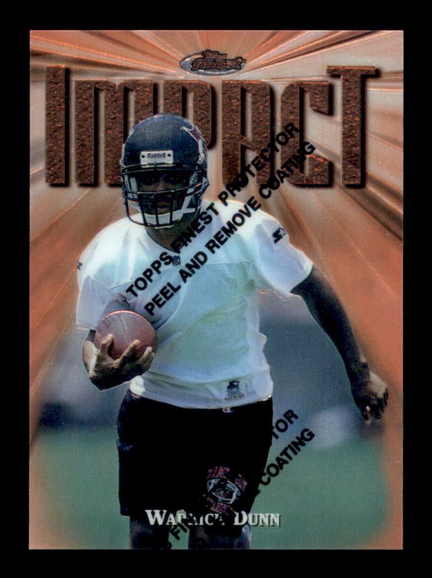 1997 Topps Finest - #270 Warrick Dunn Rookie RC Tampa Bay Buccaneers
