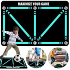 Soccer Footwork Equipment Soccer Training Mat Football Footstep Carpet Anti-Skid