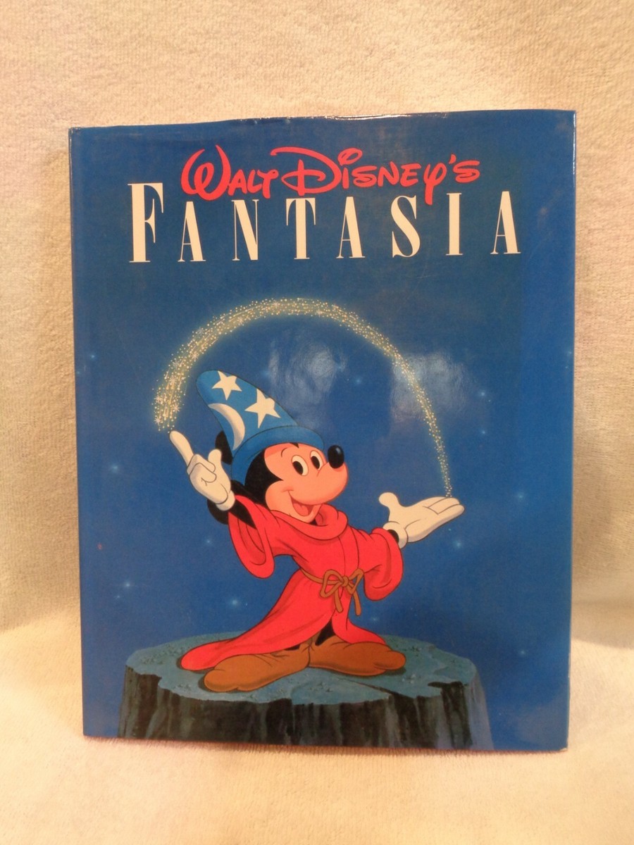 WALT DISNEY FANTASIA Animation Art Book Mickey Mouse Vintage
