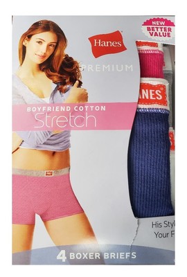 hanes cotton stretch boxer briefs