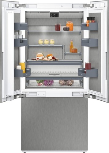 Gaggenau 400 RY492704 36 Inch Panel Ready Built-In French Door Refrigerator 19.4