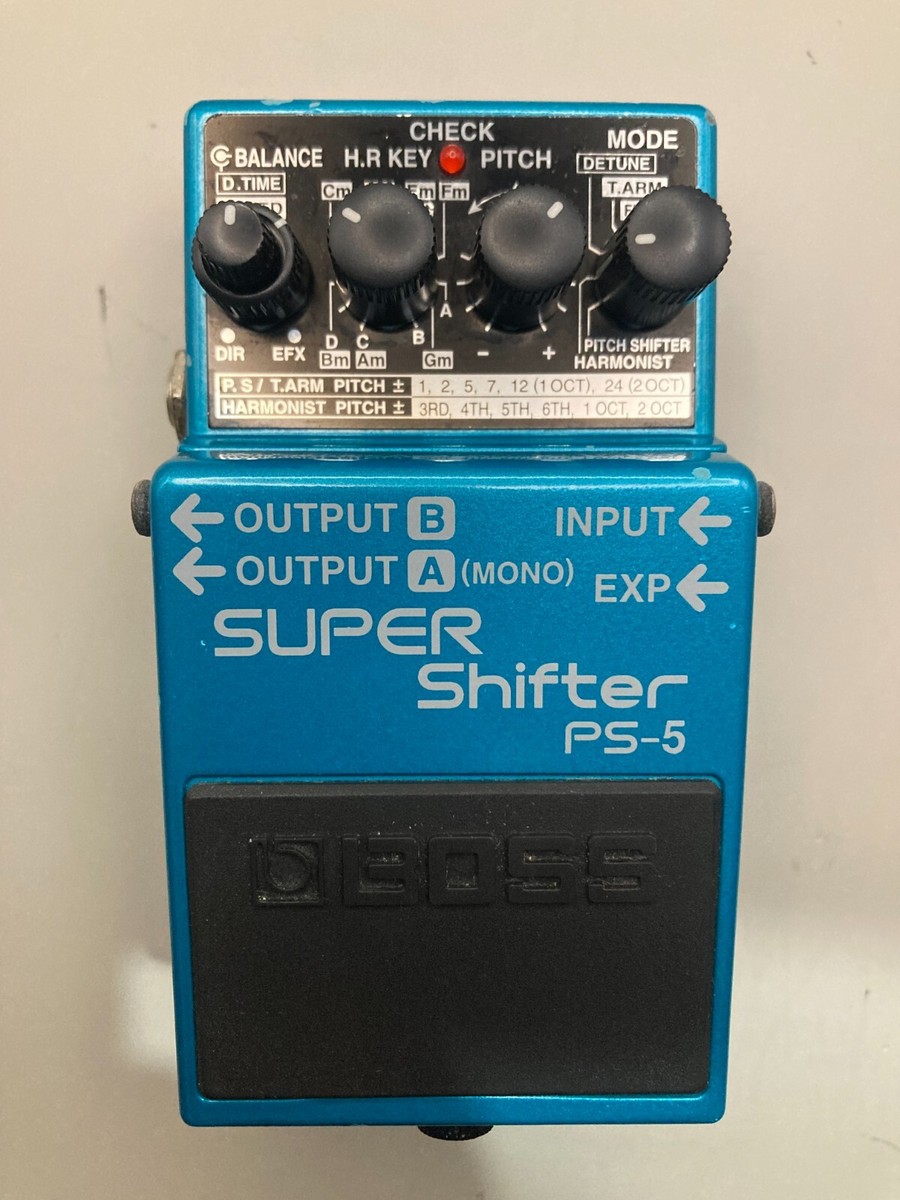 Boss PS-5 Super Shifter Pitch Shifter Guitar Effect Pedal for sale