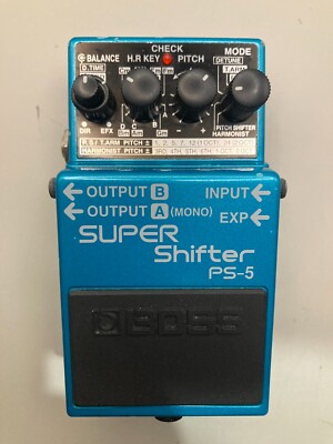 Boss PS-5 Super Shifter Pitch Shifter Guitar Effect Pedal for sale
