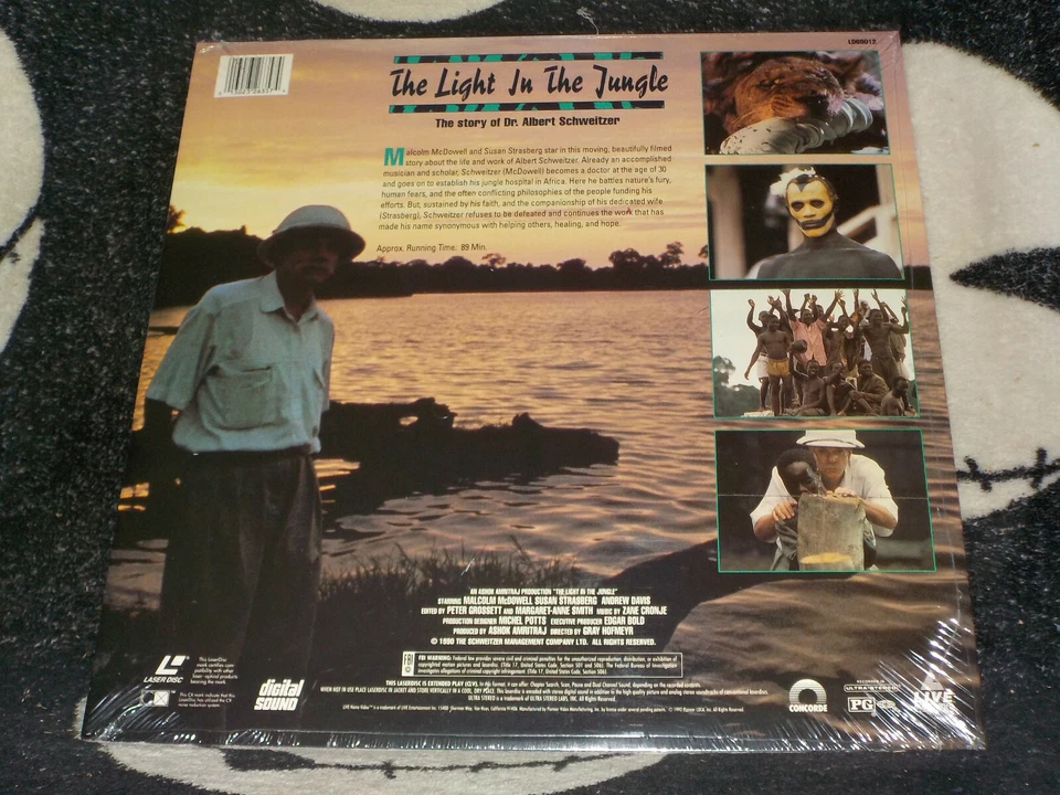 The Light In the Jungle NEW SEALED Laserdisc LD Malcolm McDowell Free Ship $50 Foto 2 de 2