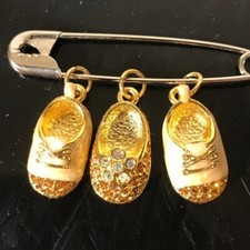 Firenza Baby Shoes 3 Shoe Charm Vtg Deadstock NWT Boy Girl Mothers day Gift Mom