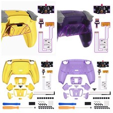 4 Back Buttons Set Paddles Bottom Shell RISE4 V3 Remap Kit for PS5 Controller