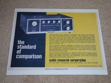 Audio Research Classic Ad,SP-3 Preamp,Article,Tube,Nice