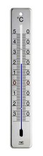 Gartenthermometer TFA 12.2046.60 Innen-Außen-Thermometer Edelstahl Rostfrei