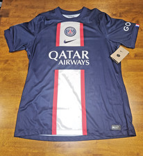 CAMICIA UOMO MESSI PSG PARIS SAINT ST GERMAIN HOME BLU GRANDE DM1844-411