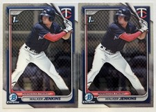 (2) Walker Jenkins 2024 Bowman Chrome 1st #BCP-43 Twins