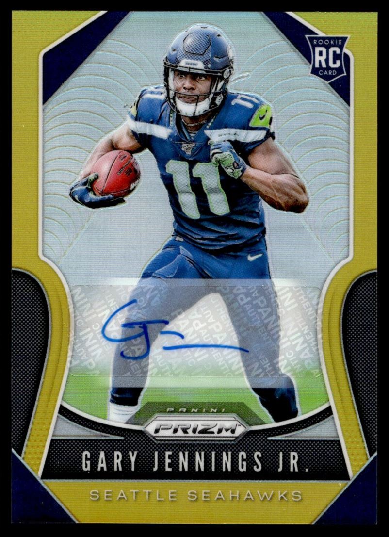 Gary Jennings Jr Panini Prizm #355 Autograph-Gold