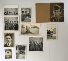 Vintage WWII Era 1940s Original Military Photo Lot of 10