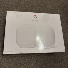 Google Nest Wifi Pro Wi-Fi 6E Router Mesh System 2-Pack NEW SEALED BOX