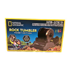 National Geographic Hobby Rock Tumbler Kit STEM Science Toy New Damaged Box
