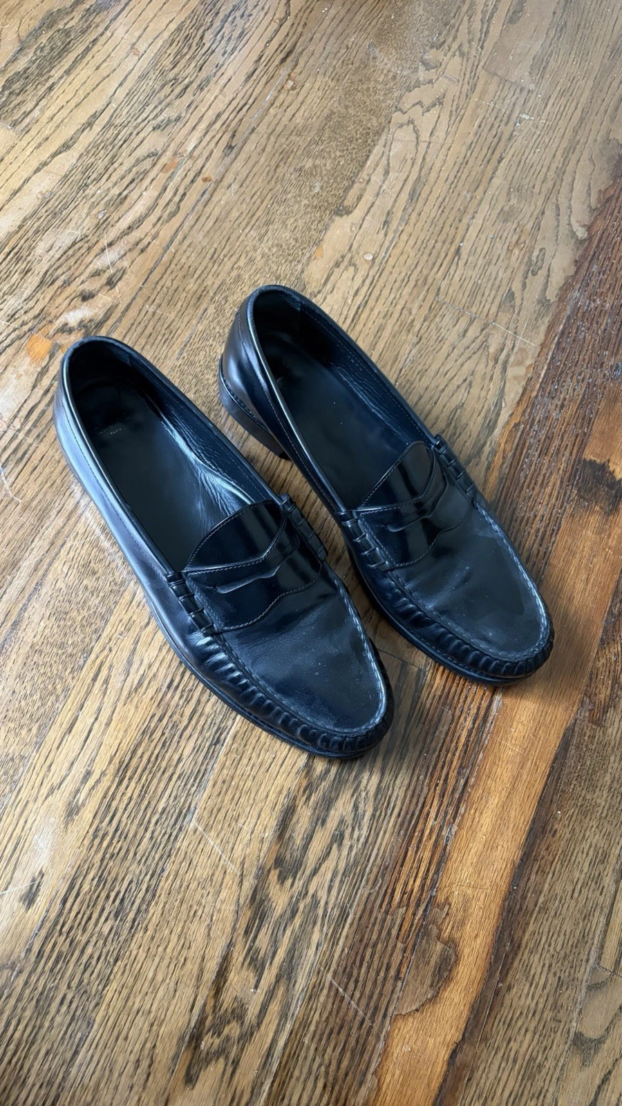 Celine — Celine Loafers Size 46 Black Leather Men's