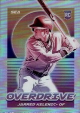 2021 Panini Chronicles Jarred Kelenic #7 Overdrive Holo Seattle Mariners 33B