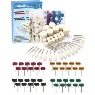 140-teiliges Multifunktionales Wolle Filz Polier-Bits Set für Dremel | Metall...
