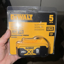 DEWALT DCB205 20V MAX XR 5Ah Lithium-Ion Battery Pack Yellow