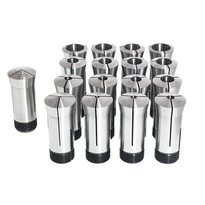 17Pack 1-1/16'' 5C Round Collet Set By 16th Harden 0006'' TIR High Precision New