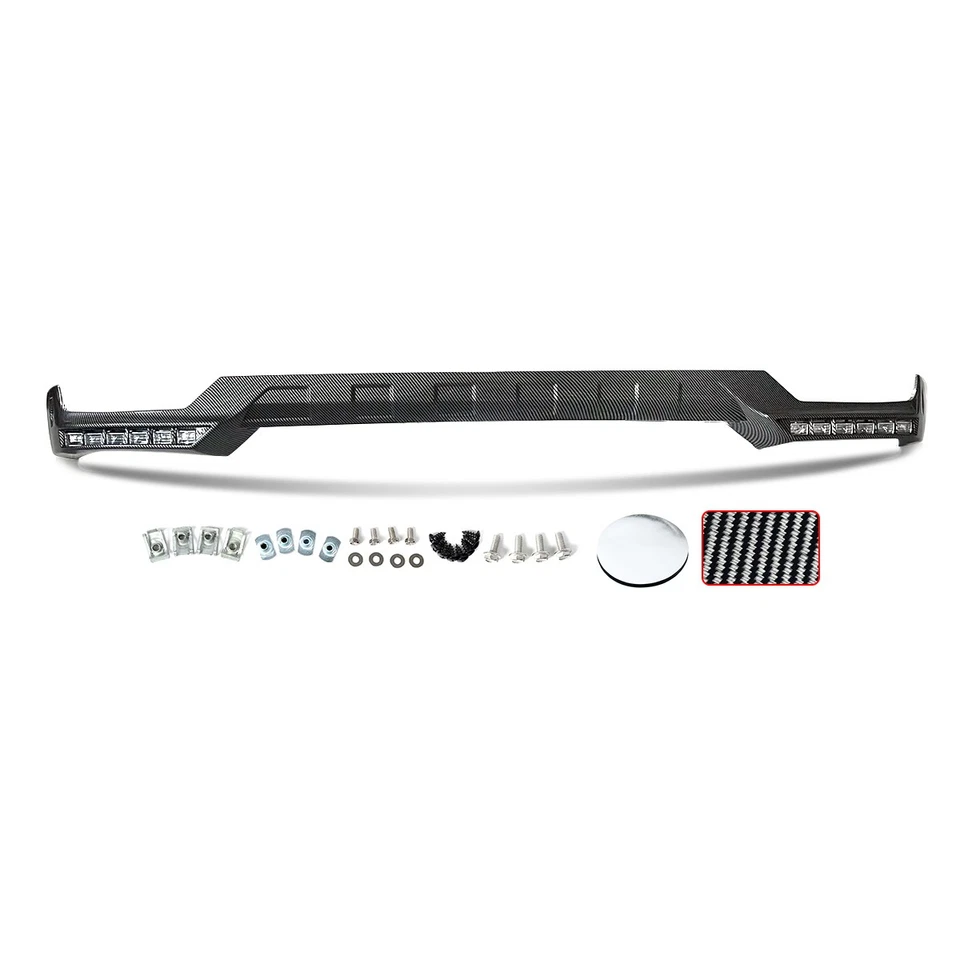 Front Bumper Splitter Lip W/ LED Fits Mercedes-Benz W463 G550 G55 G63 1990-2018 - Image 3 of 4