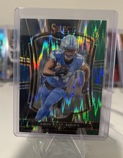 2025 Panini Select - Premier Level Amon-Ra St. Brown #170 Black & Green Shock...
