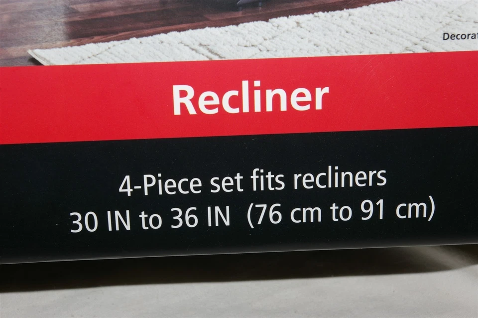 Funda reclinable Mainstays elástica para adaptarse, 4 piezas, gris carbón ¡NUEVA! Foto 2 de 4