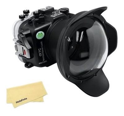 Seafrogs Underwater Housing for Sony A7C+ WA005F Dome Port, [40M/130FT] Waterpro