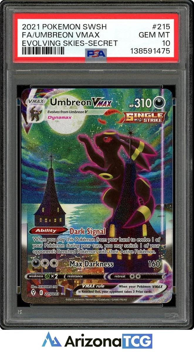 Umbreon Pokémon TCG Professional Sports Authenticator (PSA