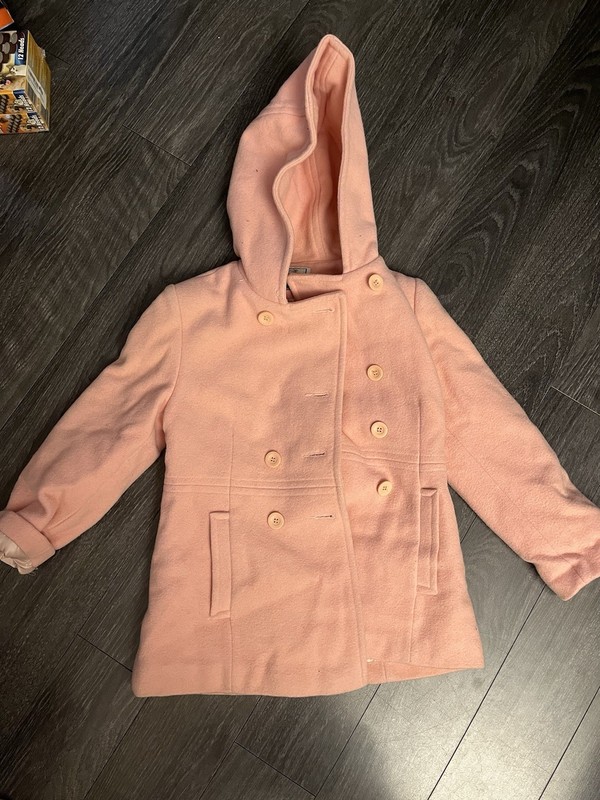 Trilogi Collection Pink Wool Girl Peacoat 7