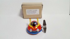 VINTAGE SPACE PATROL FLYING SAUCER X-7 tinplate wind-up MIB OVP Made in Japan