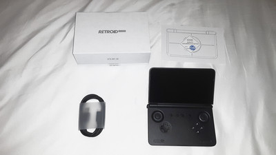 Retroid Pocket Flip 2 Handheld D1100 / Black - Android 13 - Open Box Complete!