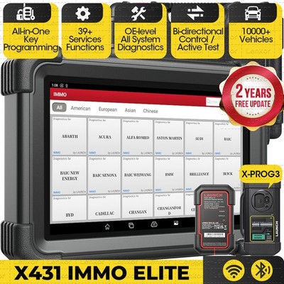 2026 LAUNCH X431 IMMO Elite X-PROG 3 PRO 5 Profi OBD2 Diagnosegerät Programm