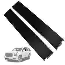 Set of 2 B Pillar Trim Molding Windshield Outer B-Pillar Front Trim Panels Ki...