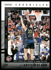 Caitlin Clark 2025 Panini Caitlin Clark Chronicled #22 Indiana Fever