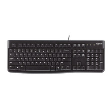 Logitech K120 Wired USB Keyboard 920-002582 - Black