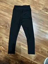 S/M Kids LuLaRoe Leggings Solid Black Fits Kids 2 - 6 NWT Free Shipping