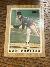 1987 Topps Mini Leaders Baseball Card #10 Bob Knepper  Houston Astros