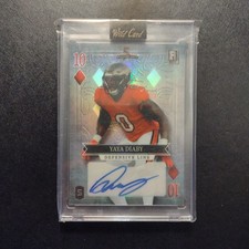 #1/1 Yaya Diaby Rookie Auto Silver💎 2023 Wild Card Stacked Deck Bucs Louisville