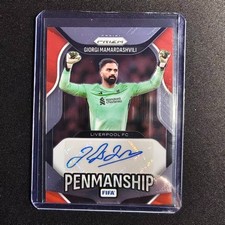 🔌IU 2025-26 PANINI PRIZM FIFA SOCCER PENMANSHIP AUTO GIORGI MAMARDASHVILI