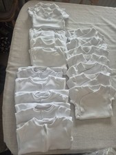 Mixed Bundle 1st Size Baby Clothes - White